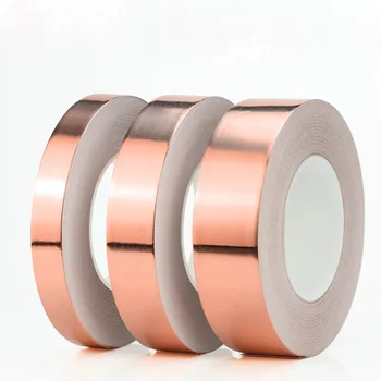 

3Pieces 60mm*20Meters Single-sided Adhesive Conductive Copper Foil Tape Guitar Pickup EMI Shield Eliminate Anti-static