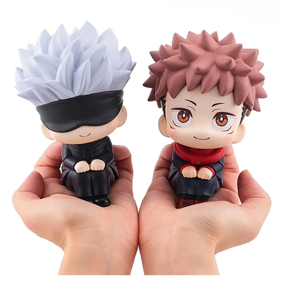 batman action figure 10cm Anime Jujutsu Kaisen Figure Itadori Yuji Gojo Satori Fushiguro Megumi Kugisaki Kawaii Toy Car Decoration PVC Model Gift predator toys