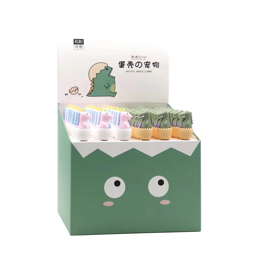 32 шт./лот Kawaii маленький динозавр яичная скорлупа животные гелевая ручка для
