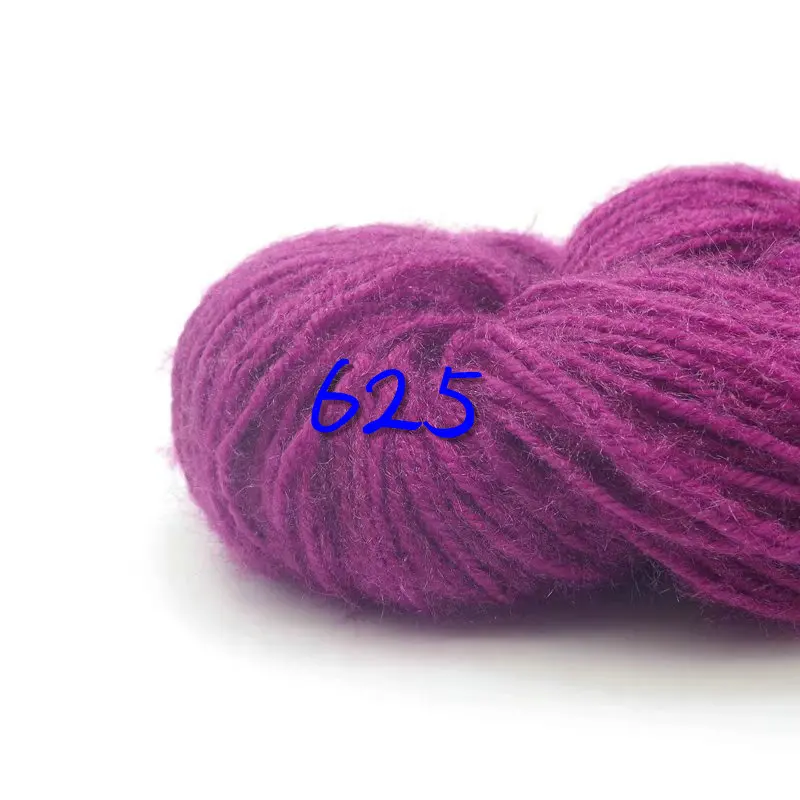 2 balls* 150g squirrel woolen Fil-Lumiere thick yarn cap hat mohair wool coat thread knitting needle yarn scarf line soft ZL49 - Цвет: 625