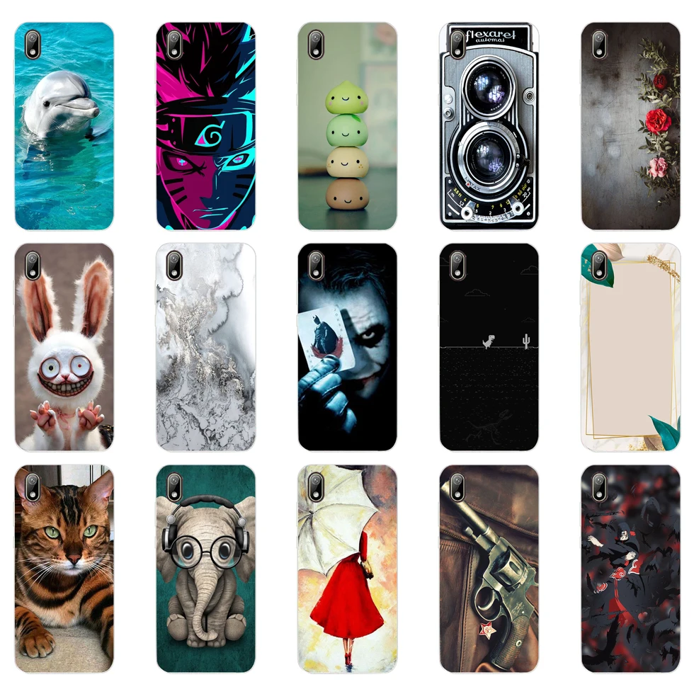 Custodia Per Huawei Y5 2019 Custodia In Silicone Tpu Posteriore Funda Per Huawei Y5 2019 Paraurti Coque 5.71 Pollici Coque Skin Antiurto 6