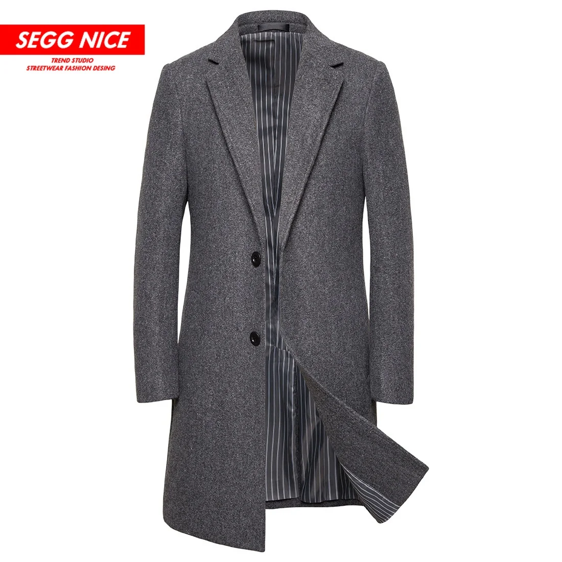 

New autumn and winter men's coat big size coat English coat