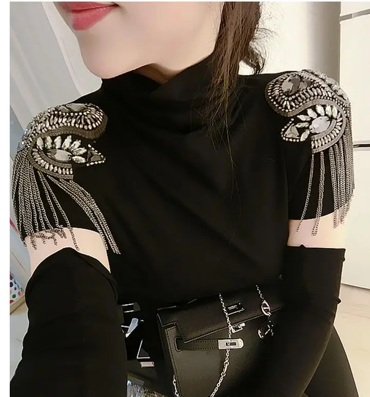 2023 수제 견장 주얼리 태슬, 큰 어깨 브로치, 견장 스파이크, 블레이저 액세서리, 핀