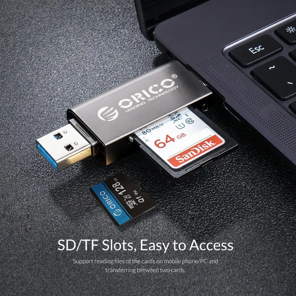Картридер ORICO USB 3 0 для SD и TF карт 5 Гбит/с|card reader|tf card readercard reader |