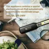 KIPOZI Professional Hair Straightener Titanium Flat Iron with Digital LCD Display Dual Voltage Instant Heating Curling Iron 5