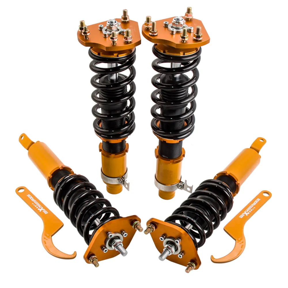 4 шт. набор Coilover для Honda Prelude 1992 2001 1993 1994 1995 Coilovers Shock регулируемая высота спереди и