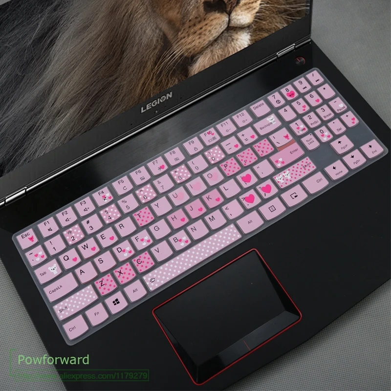 Силиконовая крышка клавиатуры защитная кожа протектор для lenovo Legion Y520 R720 Y720 Y9000K