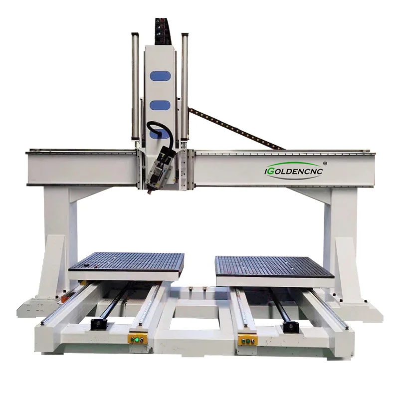 Igoldencnc дешевые 4-осевой 5-осевой фрезерный станок с ЧПУ деревообрабатывающий