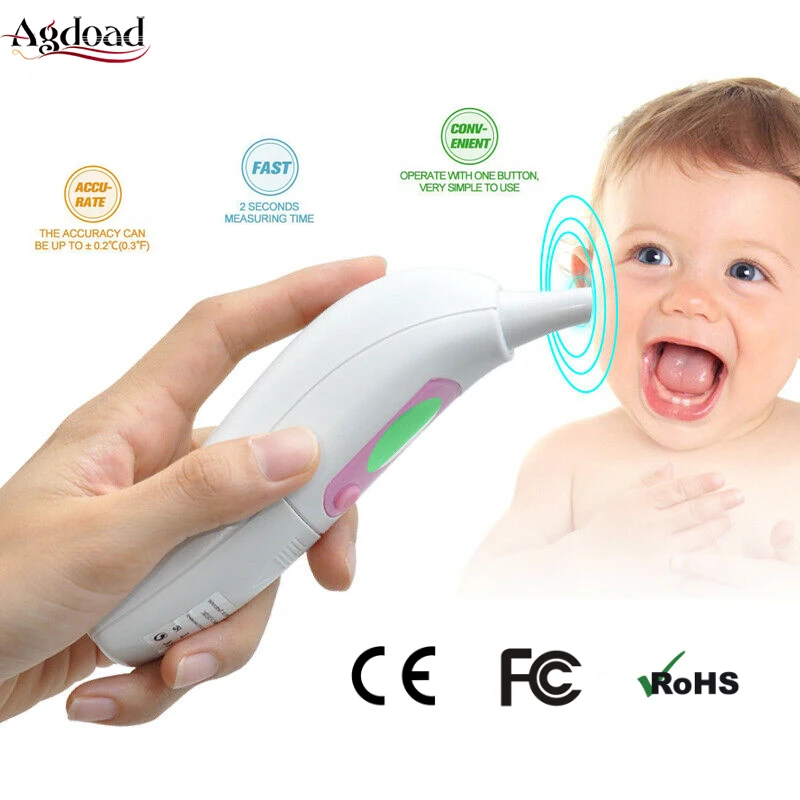 

Digital Forehead Thermometer Gun Non-contact Infrared Body Temperature Measurement Device for Baby/Adult Intelligent Alarm