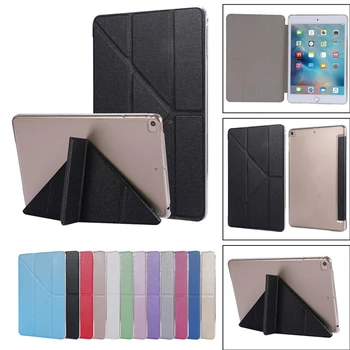 

Case for iPad Mini 5 2019 New 7.9 Inch PU Leather Ultra Slim+ Soft TPU Back Smart Cover for Apple iPad Mini Stand Case A20