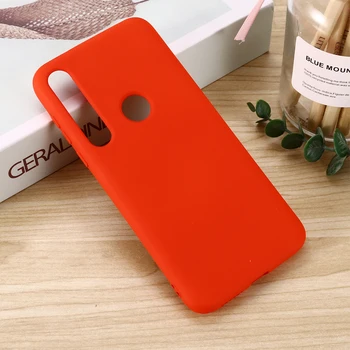 

For Motorola Moto G8 Plus Case For Motorola Moto G8 plus PLAY one Macro Soft Liquid Silicone Back Case Full Shockproof Capa