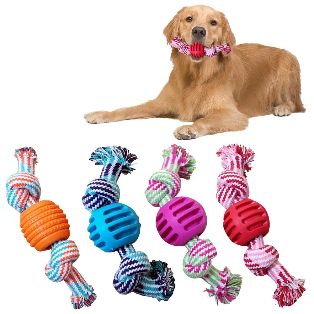 Pet Chew Toys Dog Rope Toys Bite Resistant Pet Dog Chew Toys Dogs Cleaning Teeth Toys Puppy