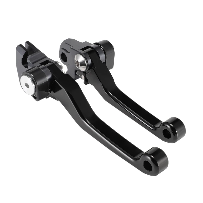 2Pcs Motorcycle Brake Lever Handle CNC Clutch Black for Honda CRF250R CRF450R |