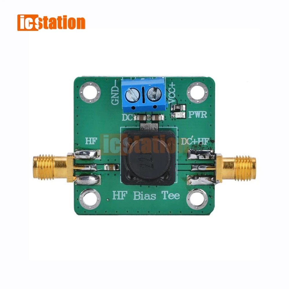 HF косой тройник 50K-60 МГц RF микроволновый Dc Кормушка Для коротковолновой SDR LNA HAM