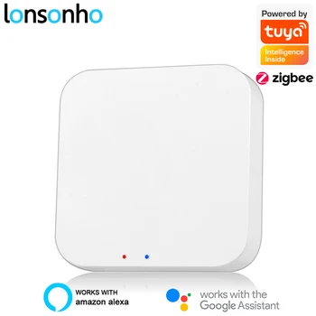 Lonsonho Tuya Zigbee Hub Wireless Smart Life App Wifi Remote Control For Smart Home House Alexa Google Home Mini Compatible 1