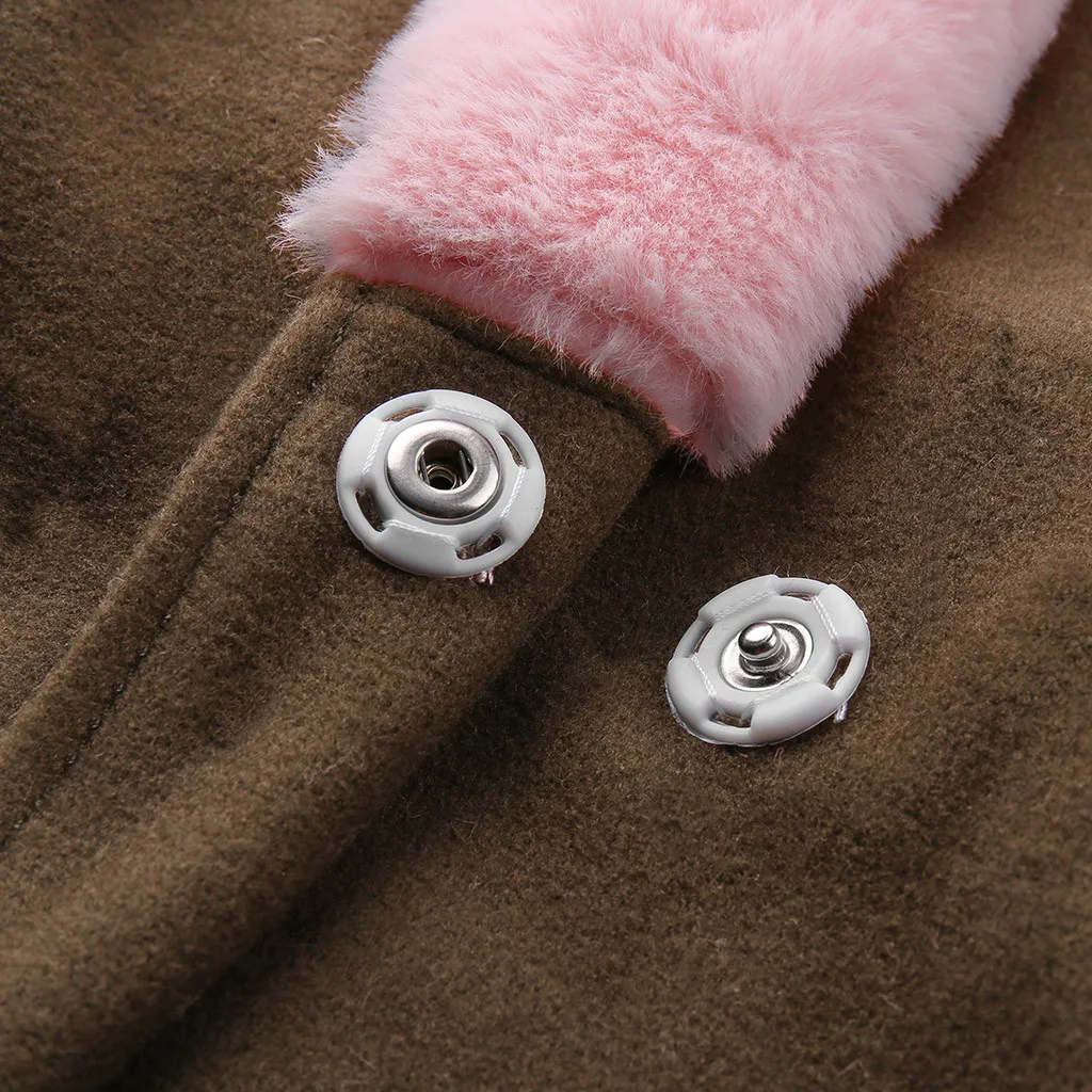 Женская куртка, длинное плотное шерстяное пальто с меховым воротником, зимние теплые модные куртки на шнуровке, повседневная верхняя одежда, шикарная одежда 19Sp