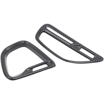 

for Dodge Challenger 2015-2019 Carbon Fiber Air Conditioner Outlet Vent Frame Decoration Cover Trim Car Accessories