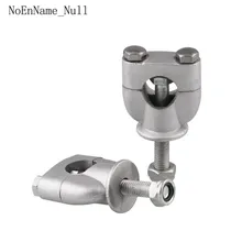 2 шт 22 мм мотоцикл Ручка Бар стояки зажим мотоцикл крепление серебряные части