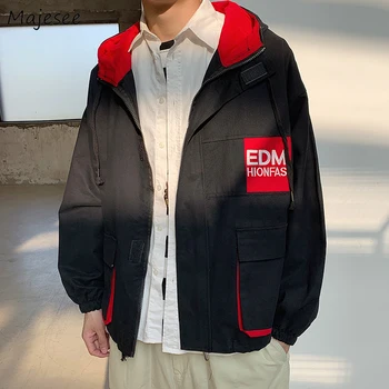 

Men Jacket Harajuku Korean Style New Trendy Long Sleeve Mens Jackets and Coats Casual BF Males All Match Black Coat Clothes Soft