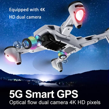 

2020 S103pro Mini Drone GPS 5G WiFi FPV 4K HD Wide Angle Dual Camera Optical Flow Foldable Altitude Hold Quadcopter RC Drone