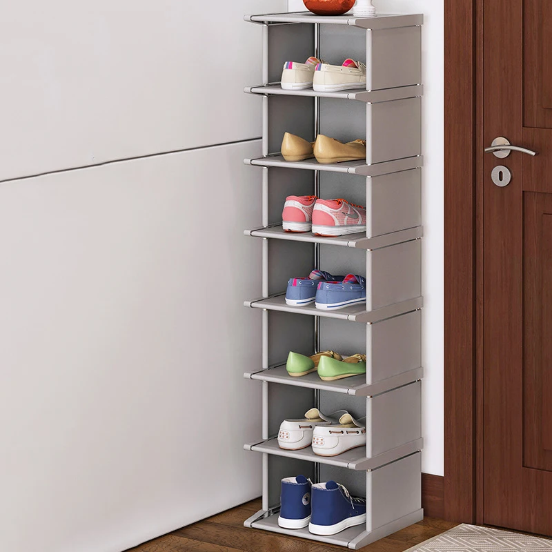 Zapatero Simple a prueba de polvo, mueble Modular para armario, armario de  zapatos, esquina Vertical, ahorro de espacio, pasillo, entrada