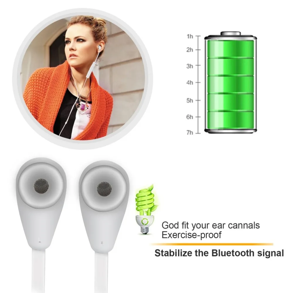New Extremely Light wireless Music V4.1 Headset motion stereo Headset Noise Isolation Earphone For Phone