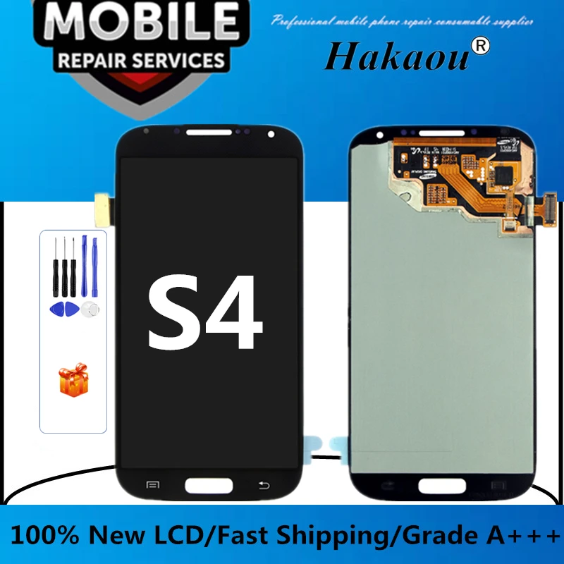 Fftrends 1 шт. OEM Super Amoled A +++ Pantalla для Samsung Galaxy S4 ЖК-дисплей сенсорный экран дигитайзер в