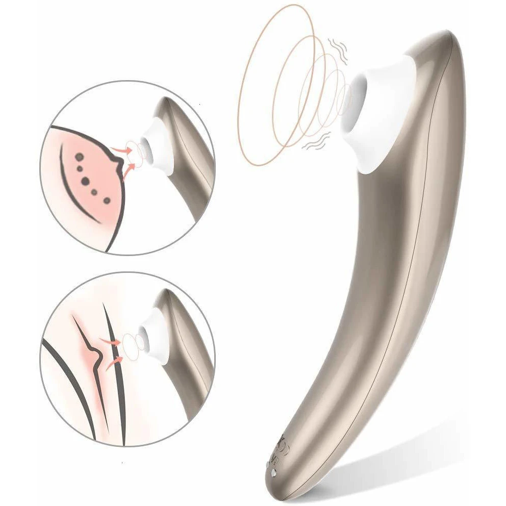 10 Suction Modes Air Pulse Pressure Wave Technology Powerful vibrators Waterproof Re-Chargeable Sex Toys For Women Couple | Красота и