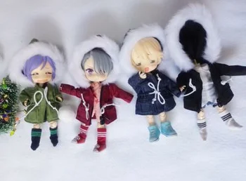 

ob11 gsc clay figure baby clothes coat 12 points bjd clothes accessories knot pig doll windbreaker military clothes