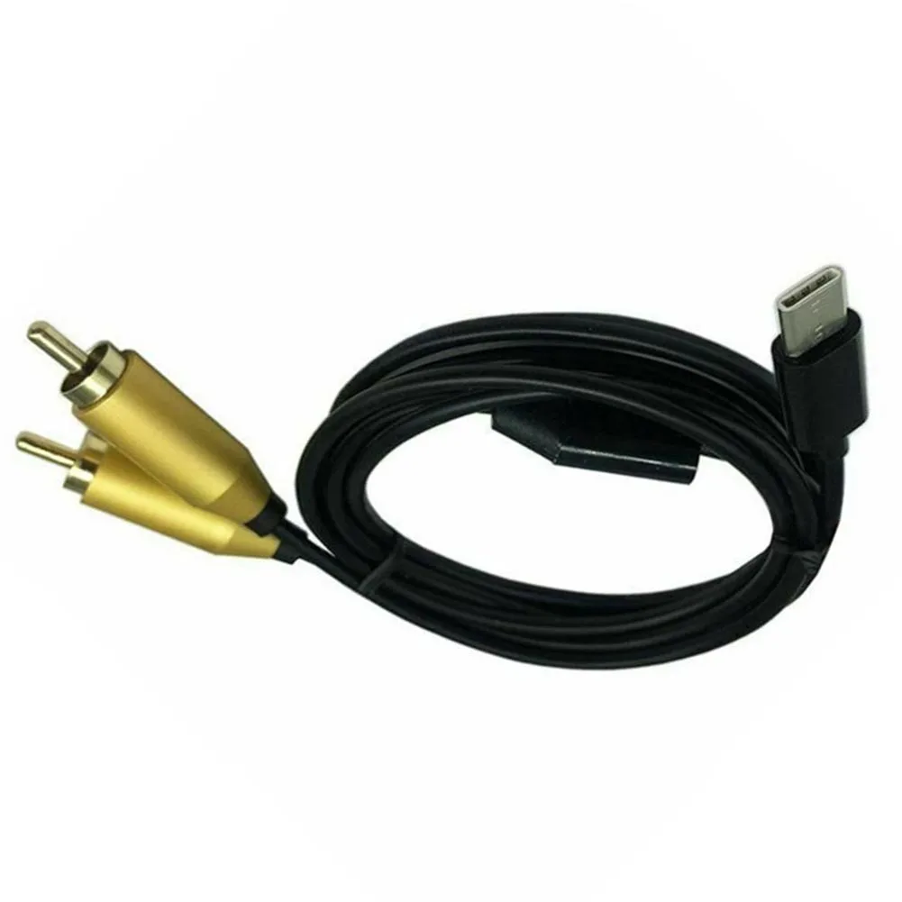 

Dual RCA Male To Type-C USB C Signal Video AV Audio Cable Lead Connector Cord