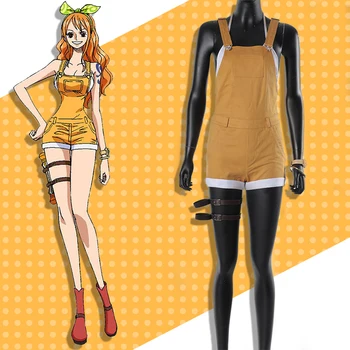 

Deluxe Nami Cosplay Anime One Piece Character Dress Up Halloween Costume for Women Carnival Party Clothing
