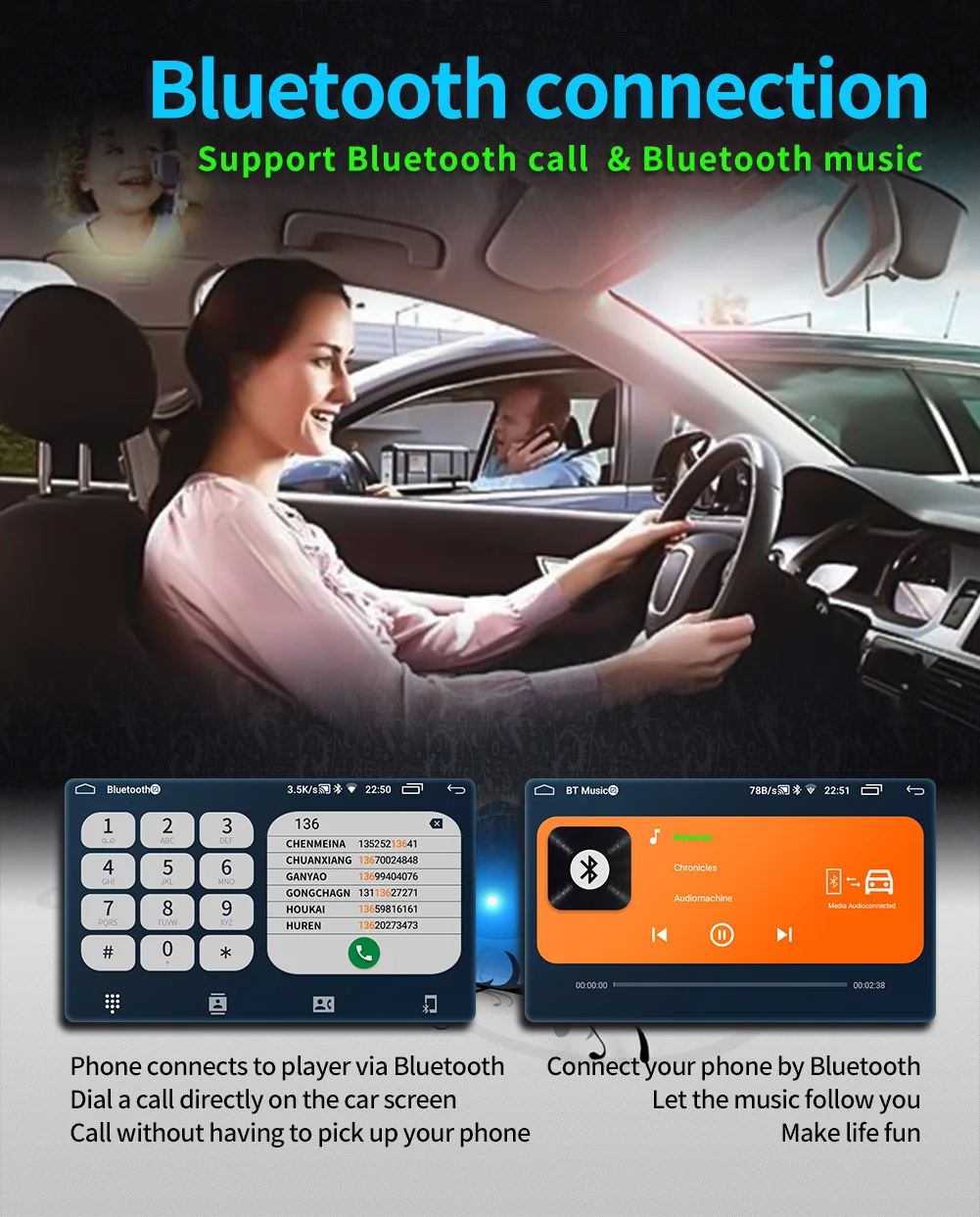 9 дюймов Автомобильный Bluetooth MP5 плеер Android система gps навигация интегрированный хост подходит для Volkswagen