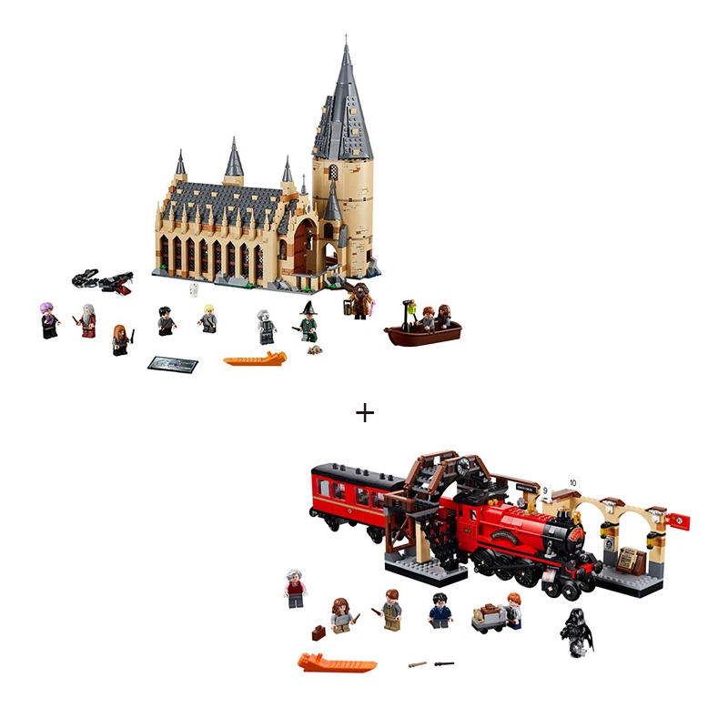 Новая башня с часами forecto Patronum замок совместим с фигуркой Модель Строительный блок кирпичи игрушки подарки 75948