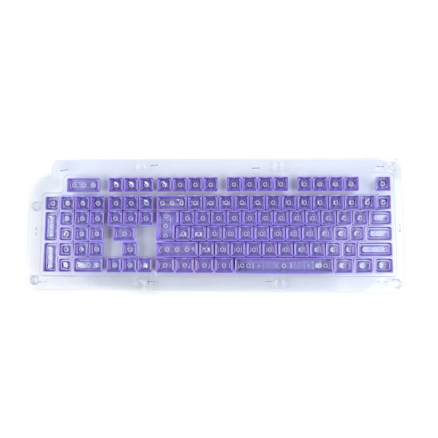 104 клавиш PBT полупрозрачные пробирки keycaps с двойной подсветкой ключ колпачок для механической вишни/Kailh/Gateron/Outemu переключатель клавиатуры