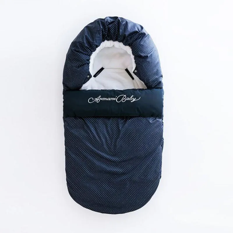 Модный спальный мешок для коляски, хлопковый зимний спальный мешок для детей 0-36 месяцев