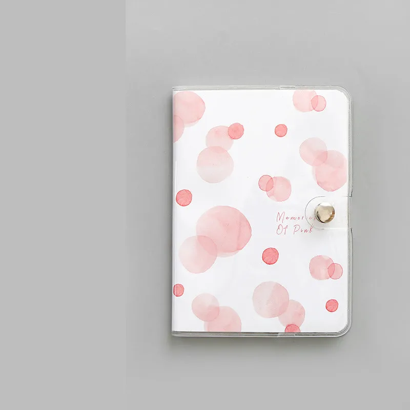 Kawaii Pink Hardcover Notebook Journal Notepad Paper Diary Portable Book School Office Supplies Memo Horizontal line Stationery