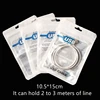 100Pcs 10*15cm Mobile Phone Case Accessories Plastic Package zipper Bag pouch for iphone 6 5S/4S USB Electronics ADAPTER CABLES 6