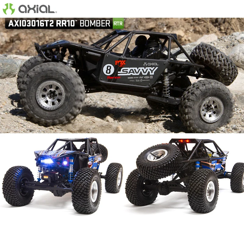 Axial 1/10 RR10 AX03016 RC Car 4WD RTR 2.0 Ghost Pipe Frame RC