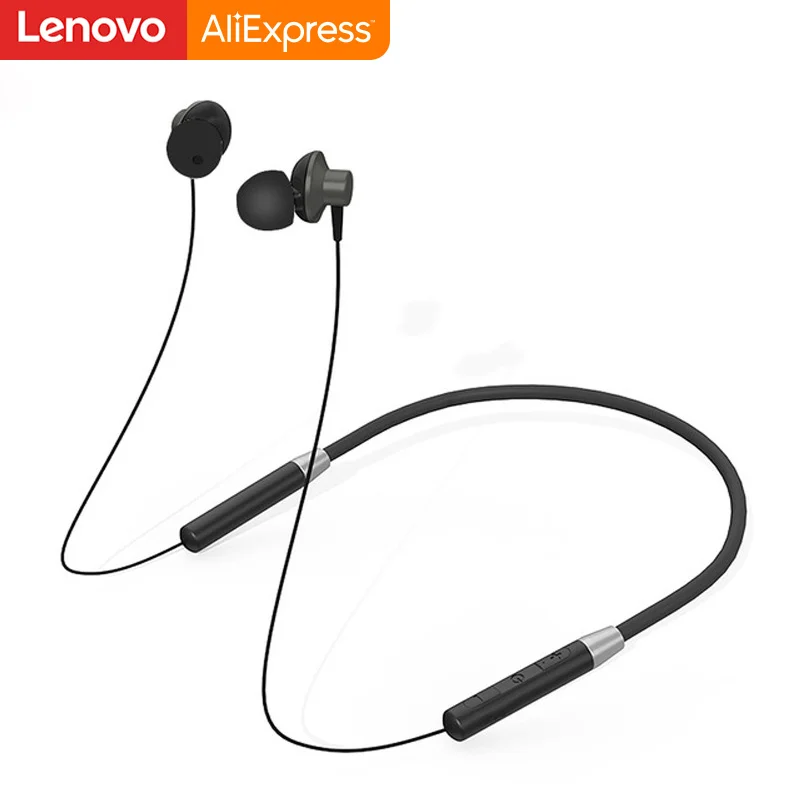 Online Auriculares Bluetooth originales Lenovo HE05 auriculares inalámbricos Bluetooth BT5.0 deportivos a prueba de sudor para teléfono Android IOS