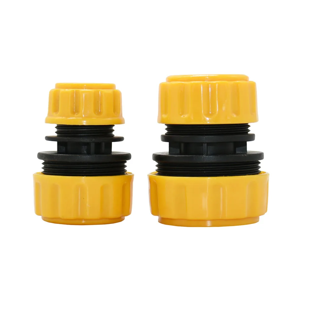 Irrigation Garden Hose Connector 1/2" 3/4" 1" Water Hose Stop Connector Water Gun Nipple Coupler Watering Pipe Fitting