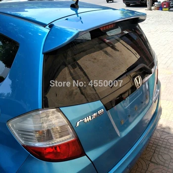 

UBUYUWANT For honda fit Jazz High Quality ABS Plastic Rear Roof Spoiler Wing For Honda Fit Jazz 2008 2009 2010 2011 2012 2013