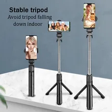 

Bluetooth-compatible selfie stick mobile phone PTZ live mobile phone holder handle retractable portable multifunctional tripod