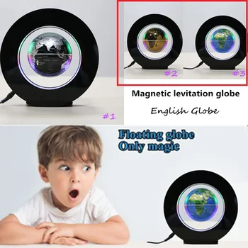 

Cobee world map 4.0 Inch Electronic Magnetic Floating Globe World Office Decoration Business Light Home Decoration US plug