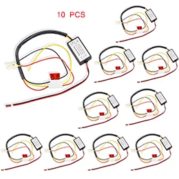 10 шт. DRL контроллер Автомобильный светодиодный контроллер дневных ходовых огней реле жгута диммер ВКЛ/ВЫКЛ 12-18 в противотуманный светильник контроллер CE - Цвет: 10 PCS