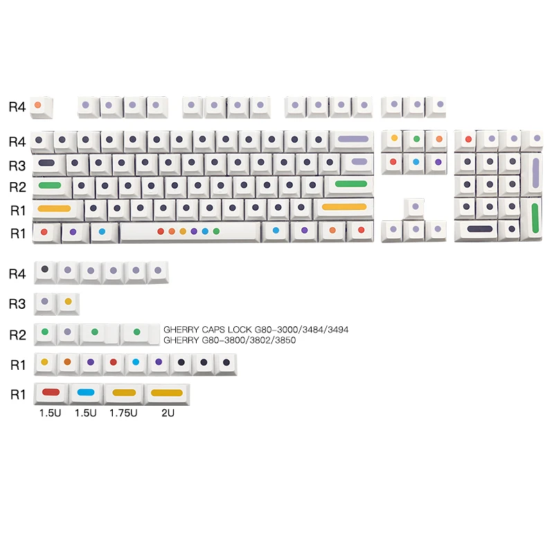 Клавиатура Механическая Dot PBT 60 87 104 108 G80-3000 3494 G80-3800 3802 3850 64 68/96 | Компьютеры и офис