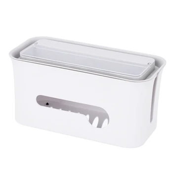 

Socket Power Line Container Power Cables Phone Storage Case Box Charging Wire Tidy Organizer Desktop