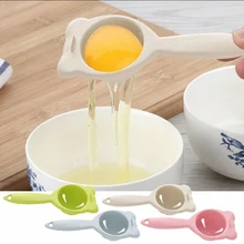 Пластиковые инструменты для яиц, сепаратор яичного желтка, фильтр для белка, разделитель для домашней кухни, шеф-повара, обеденный гаджет для приготовления пищи, 4 цвета