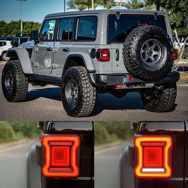 2 шт. светодиодный задний фонарь для Jeep Wrangler JL JLU- Sport Rubicon Sahara