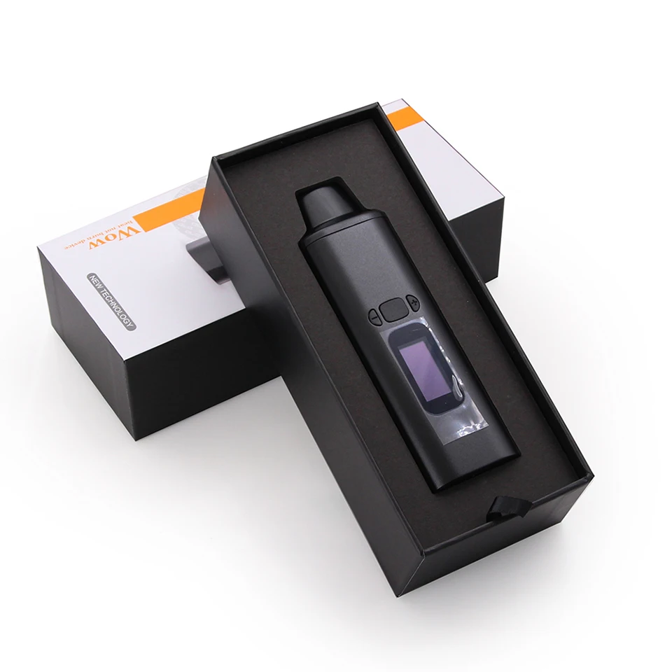 ALD AMAZE dry herb vaporizer kit smoke herbal electronic cigarette vaporizer portable vape pen with 0.96 inch big Oled display (1)