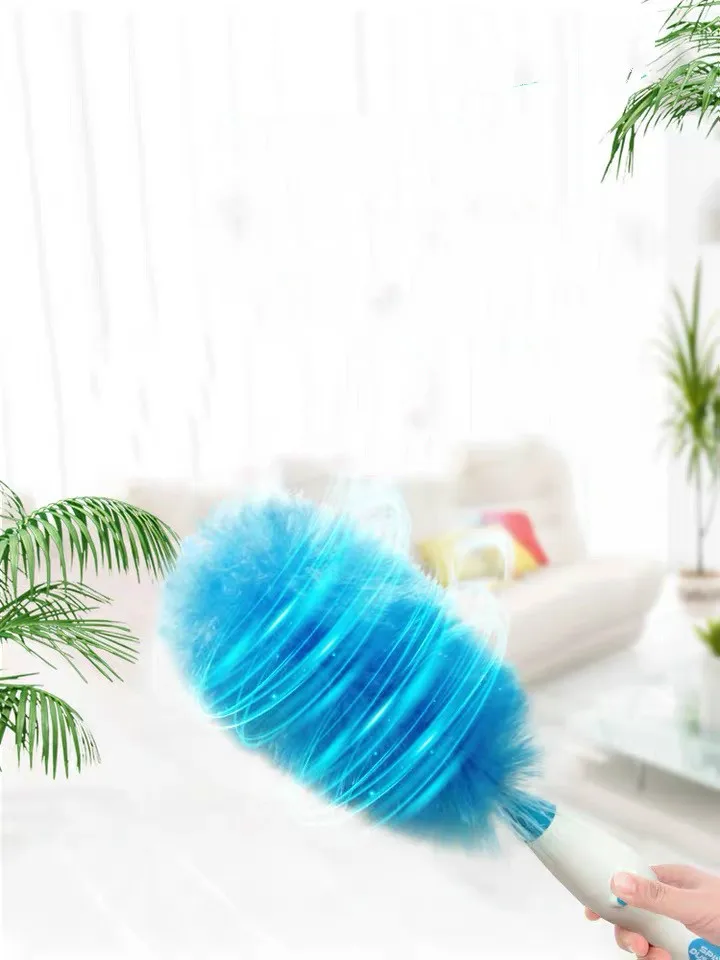360 degree household electrostatic feather duster vacuuming and